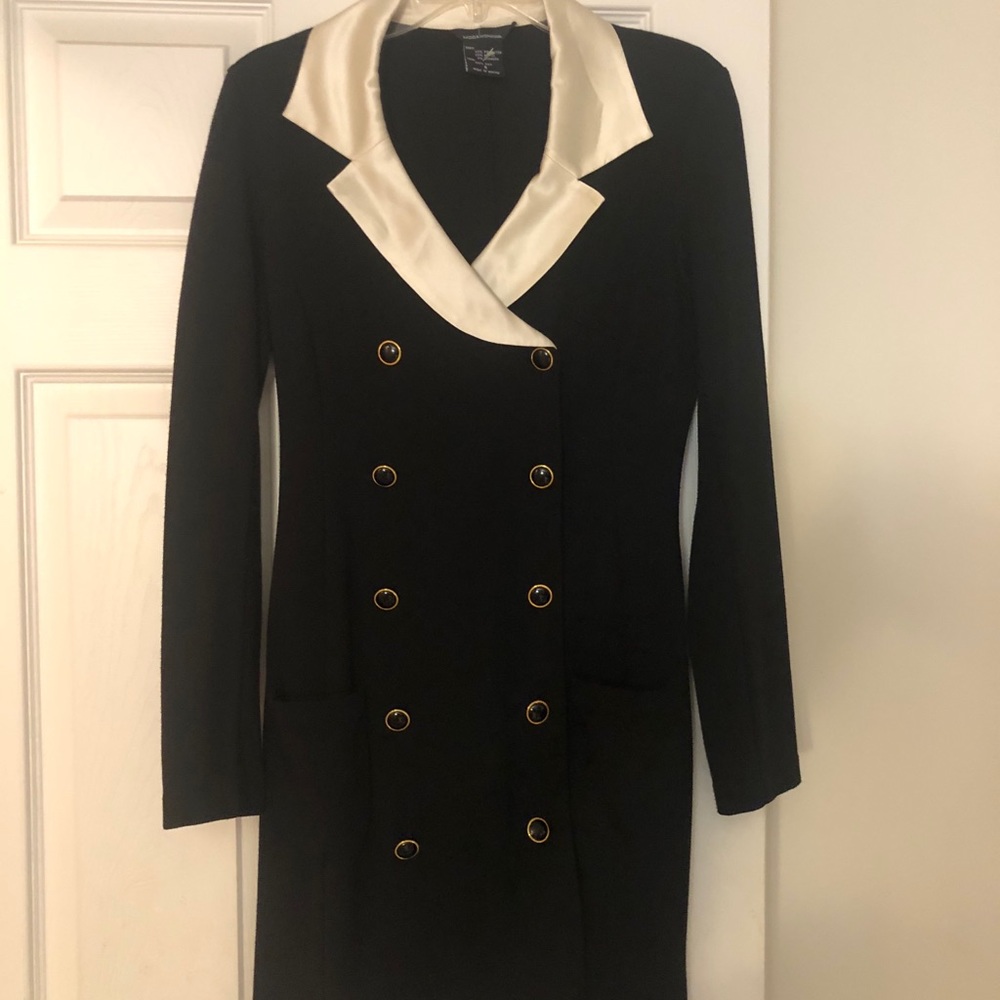 MODA International black dress size 4, like new